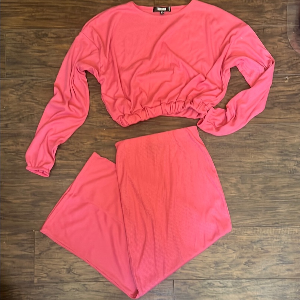Missguided Vibrant Pink Top